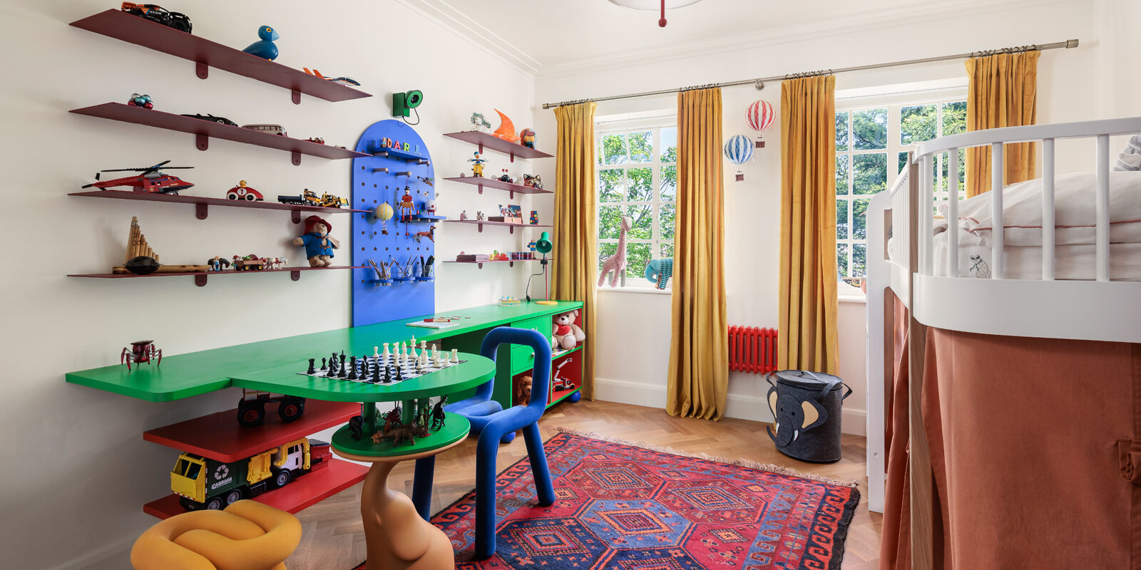 kids room at greater london designed by kando studio