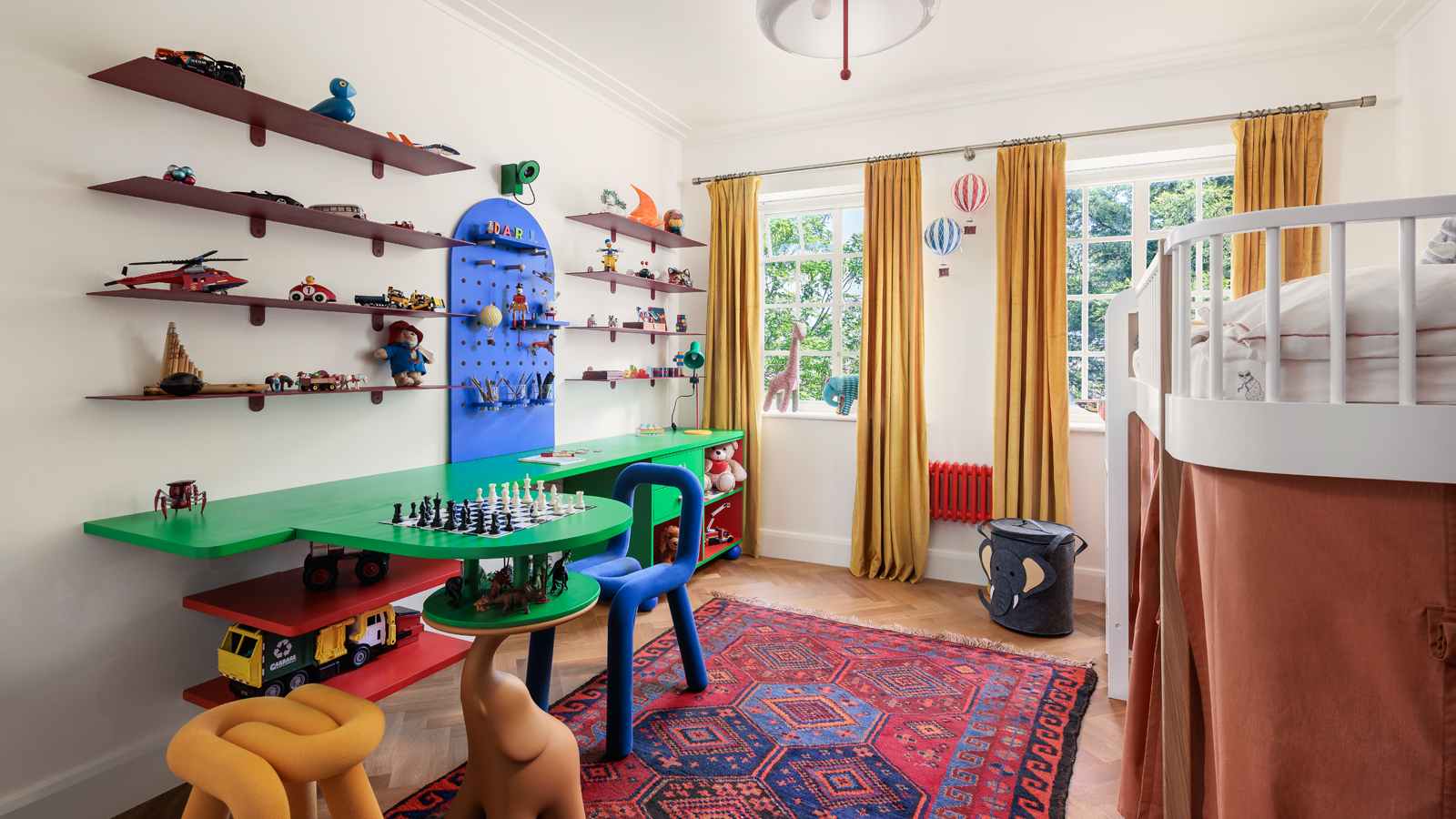 kids room at greater london designed by kando studio