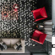 monochrome rouge villa in indore designed by span architects