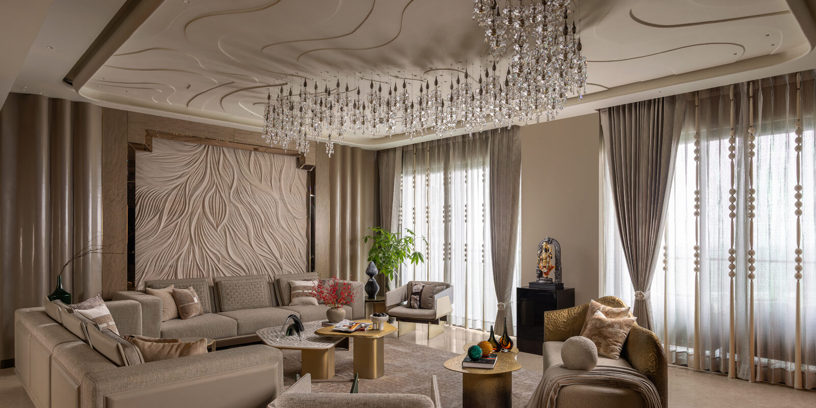 noida home designed by qube designs