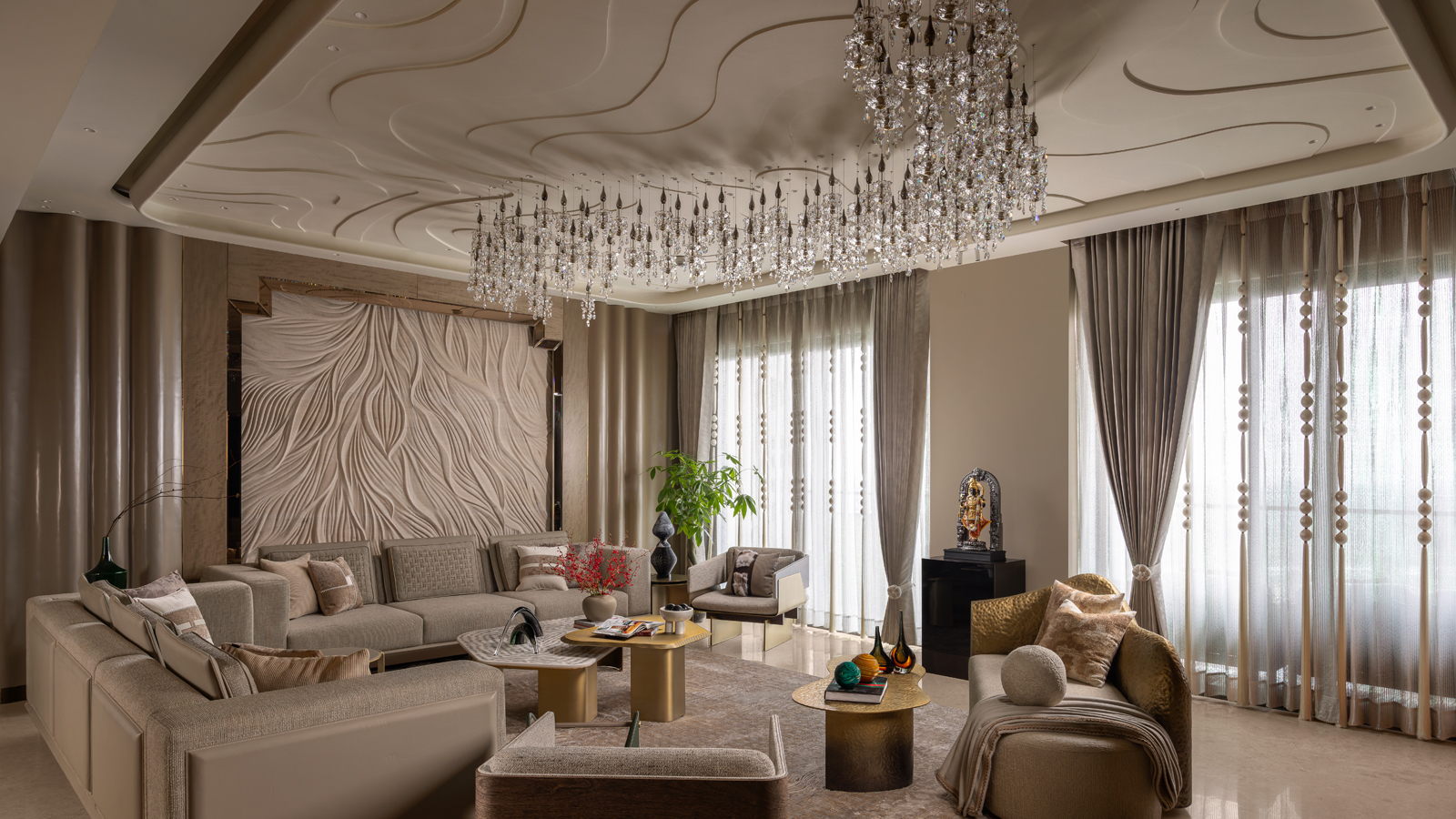 noida home designed by qube designs